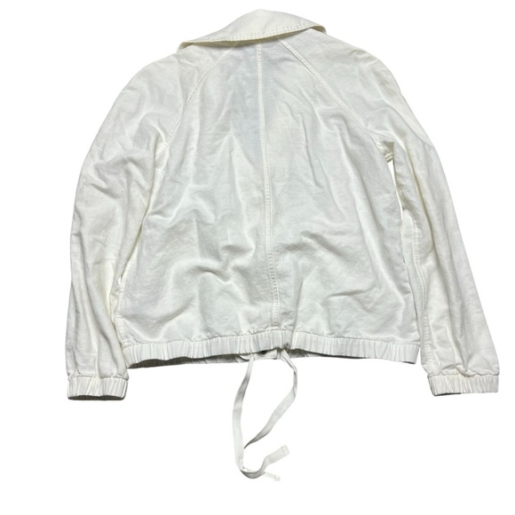 Gap Linen Topper Jacket In Ivory Size Small - Picture 2 of 5
